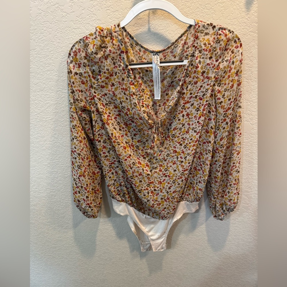 Floral Print Bodysuit by Free People